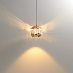 H16cm Acrylic Aluminum Pendant Light