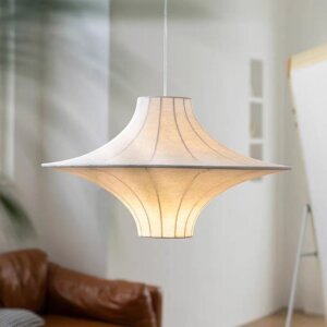 H35CM Silk Fabric Pendant Lamp