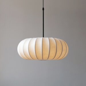 D40cm Silk Pumpkin Pendant Light