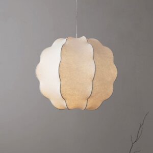 H35cm Retro Silk Pendant Lamp