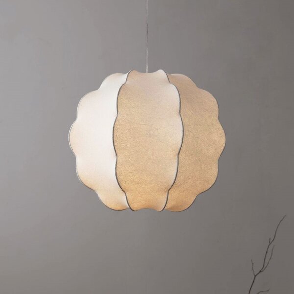 H35cm Retro Silk Pendant Lamp