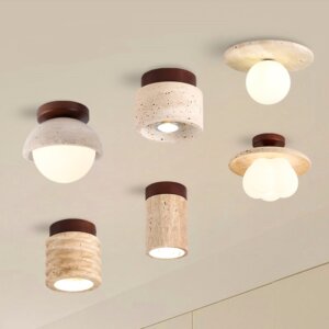 LED Yellow Stone Small Ceiling Light