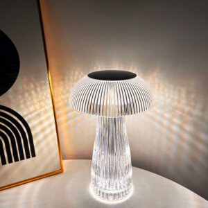 USB Transparent Crystal Jellyfish LED Table Lamp