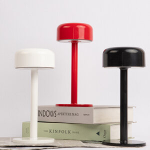 3W Red Black White Table Lamp