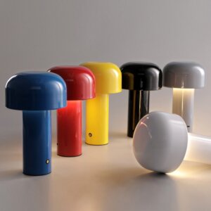 H21cm Mushroom Colourful Table Lamp