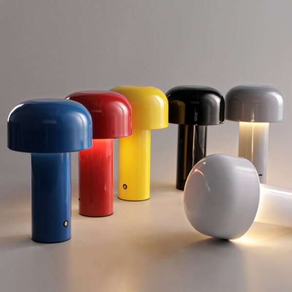 H21cm Mushroom Colourful Table Lamp