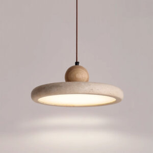 D30cm Wabi Sabi Stone LED Pendant Lamp
