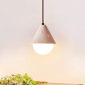 G9 Travertine Stone LED Pendant Lamp