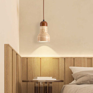 H18cm Natural Stone LED Pendant Lamp