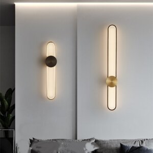Iron Long Strip LED Wall Lamp