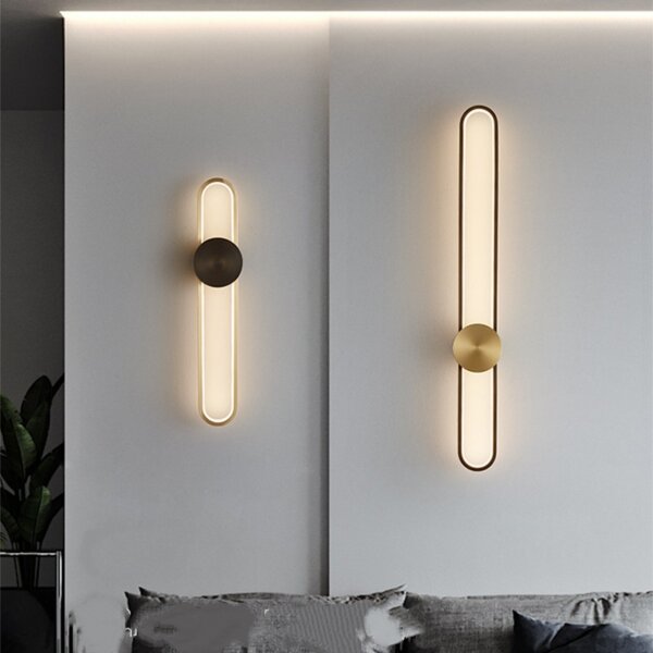 Iron Long Strip LED Wall Lamp