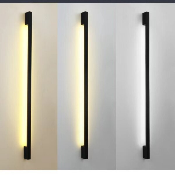 Iron Silicone LED Linear Wall Lamp