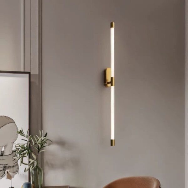 Iron Acrylic Linear Long Wall Light - 图片 5