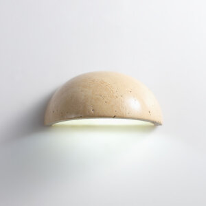 D15cm Wood Stone LED Wall Lamp