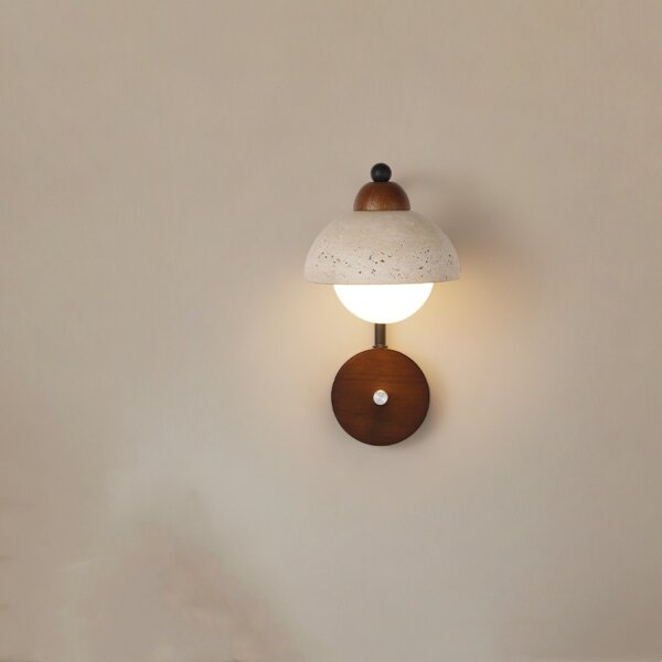 G9 Yellow Cave Stone Wall Light - 图片 2