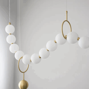 Aluminum PE Ball LED Pendant Light