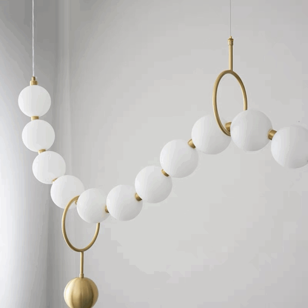 Aluminum PE Ball LED Pendant Light
