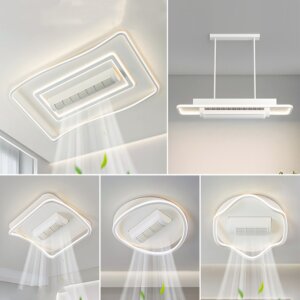Acrylic Bladeless Ceiling Fan Light