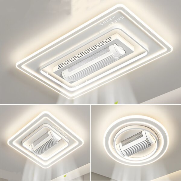 W65cm Leafless Ceiling Fan Lamp