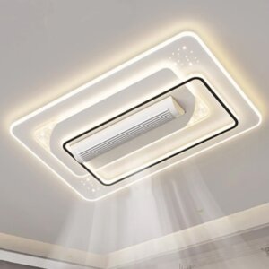 W68cm Leafless LED Ceiling Fan Light