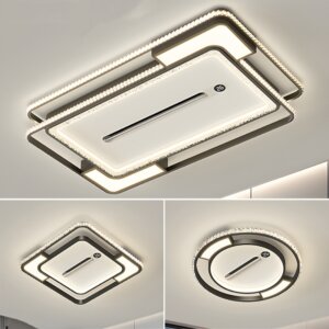 W70cm Iron Acrylic Ceiling Fan Light