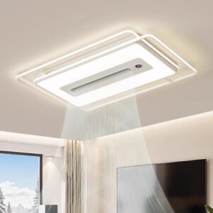 L110cm Iron Acrylic LED Ceiling Fan Lamp