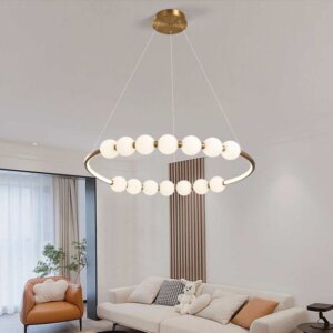 Circle Ring Acrylic LED Pendant Lamp