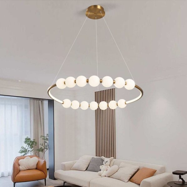 Circle Ring Acrylic LED Pendant Lamp