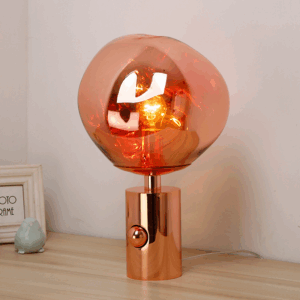 PVC Metal Lava LED Table Light