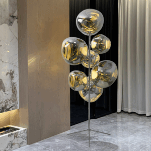 4-7 Heads Acrylic Lava Floor Light