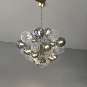 G9 Silver Glass Iron Pendant Light