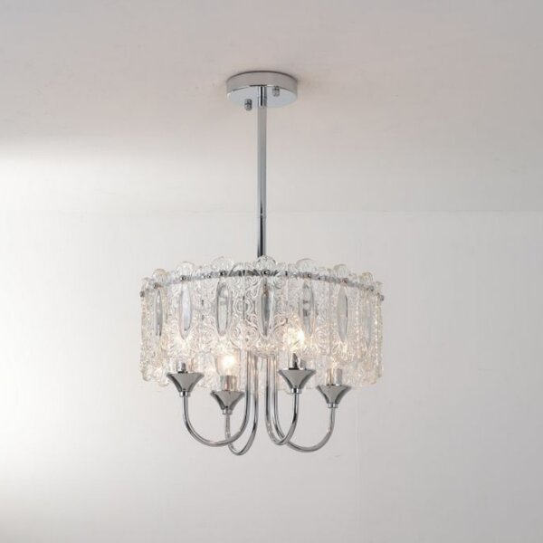 4-9 Heads Round Glass Pendant Lamp - 图片 2