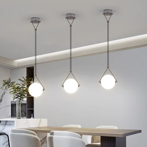 D24CM Glass Ball Pendant Lamp