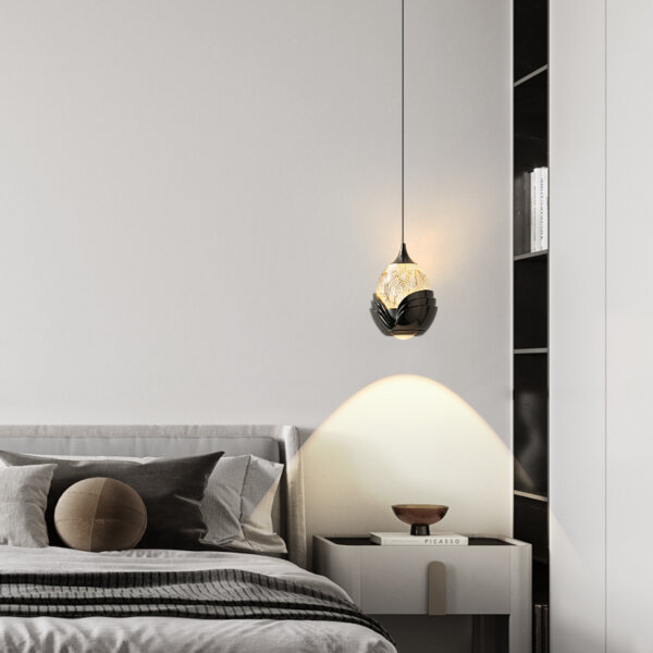 7W Aluminum Acrylic LED Pendant Light - 图片 2