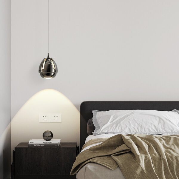 H14cm Aluminum Ball LED Pendant Light - 图片 2
