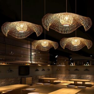 E27/E26 Luxury Wood Pendant Lamp