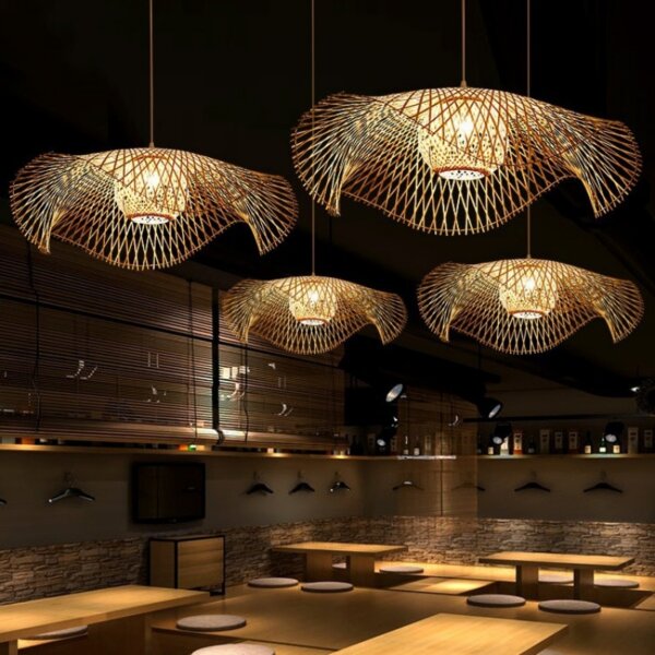E27/E26 Luxury Wood Pendant Lamp