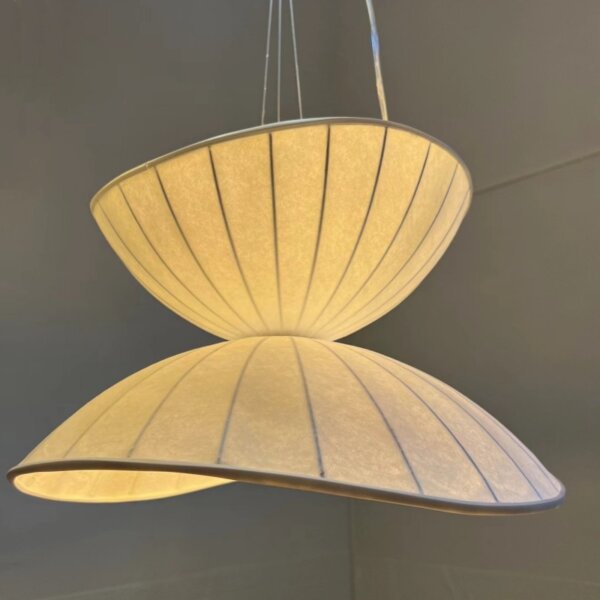 H30CM Warm White Silk Pendant Light - 图片 2