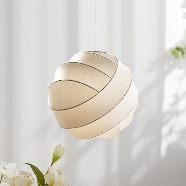 D50CM Silk Ball LED Pendant Light - 图片 2