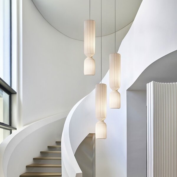 H120CM Silk Lantern Pendant Lamp - 图片 2