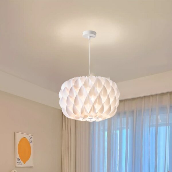 White Crown Acrylic Pendant Lamp