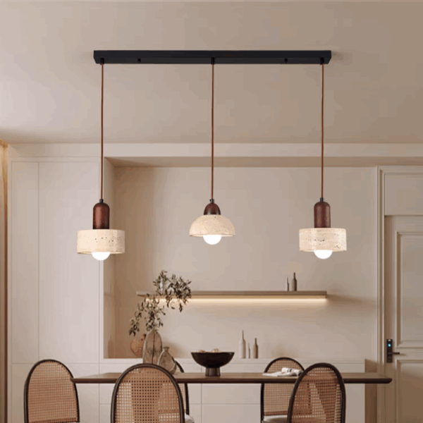 E27/E26 Yellow Brown Pendant Light - 图片 2