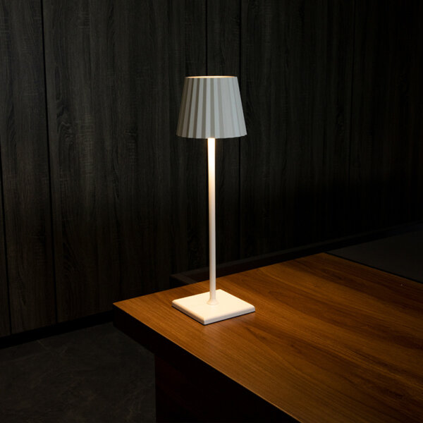 2.5W Black White LED Small Table Lamp - 图片 2