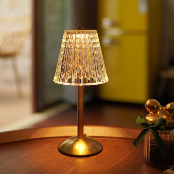 Copper USB LED Table Light - 图片 2