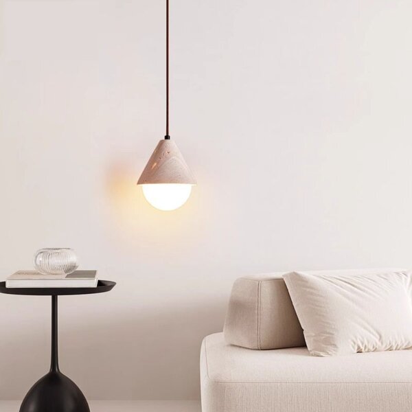 G9 Travertine Stone LED Pendant Lamp - 图片 2