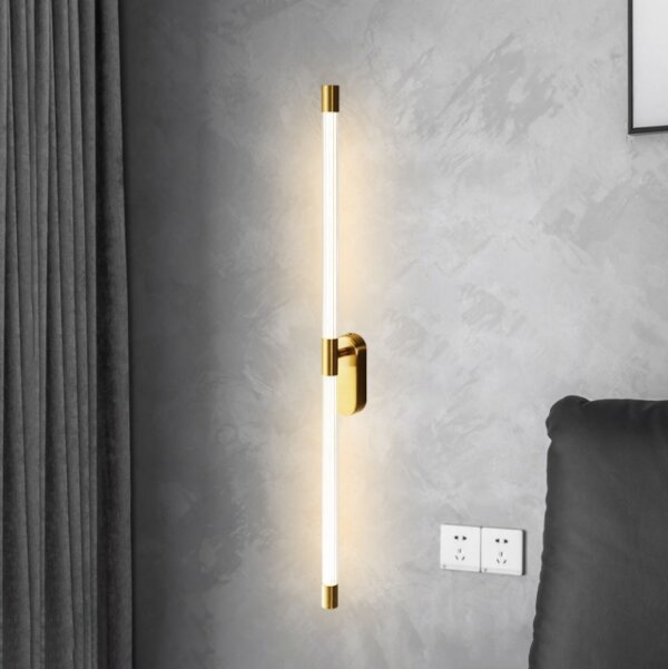 Iron Acrylic Linear Long Wall Light - 图片 2