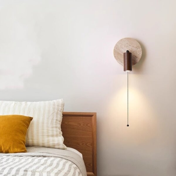 GU10 Natural Marble Stone Wall Lamp - 图片 3