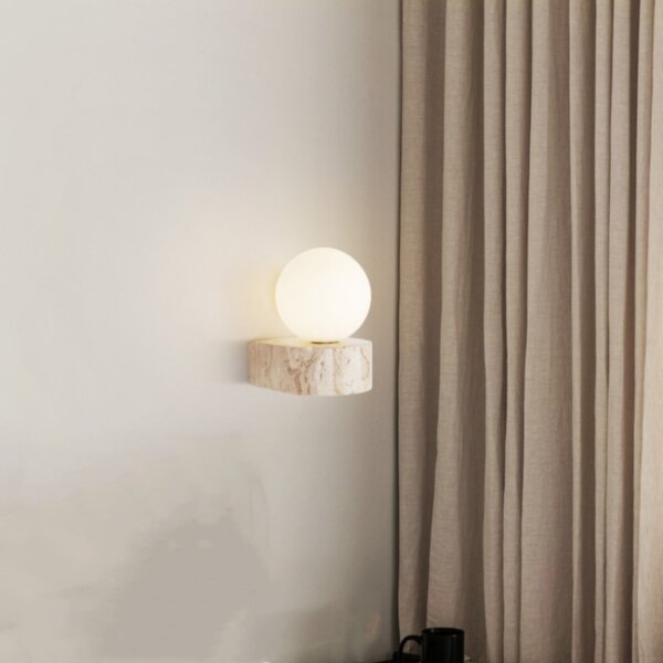 G9 Natural Travertine LED Wall Lamp - 图片 2