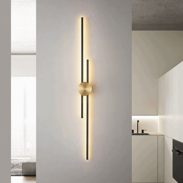 Full Copper Linear Wall Lamp - 图片 2