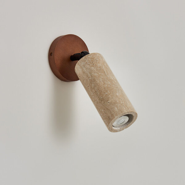 D6.5CM Stone Reading Wall Lamp - 图片 2